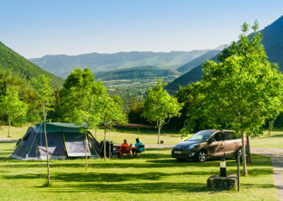 Camping Borda Bisaltico. Valle de Hecho . Pirineo Aragonés