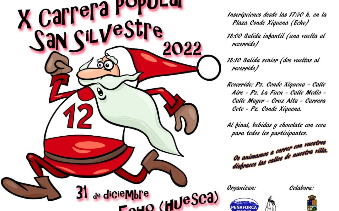 Carrera popular San Silvestre 2022 en Hecho