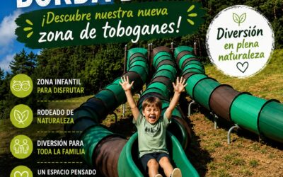 ¡NOVEDAD 2026! Nueva zona de toboganes en el Valle de Hecho, camping ideal para niños