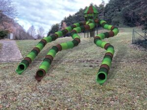 toboganes gigantes en el Valle de Hecho